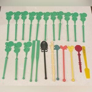 Vintage 60’s Swizzle Stir Sticks Stix Mixed Lot (23) Harrahs Reno Nevada Tahoe